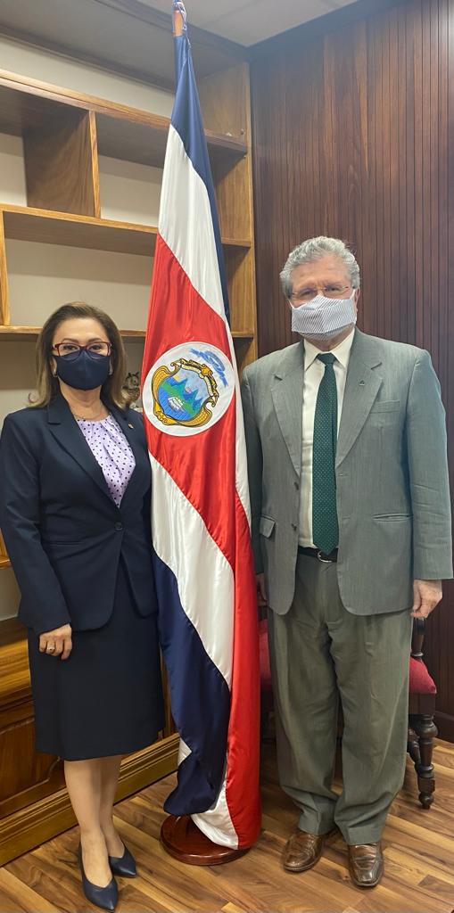 Reunión de trabajo con el Excelentísimo Presidente de la Corte Suprema de Justicia de Costa Rica, Señor Fernando Cruz Castro(16 de noviembre de 2021)
